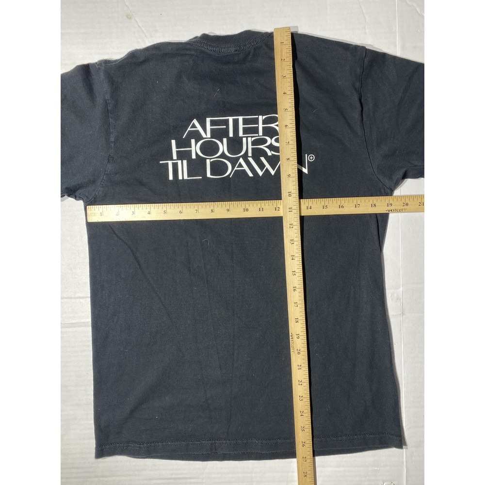 The Weekend T Shirt Adult M Black After Hours Till Dawn Graphic Double Sided - Picture 4 of 5